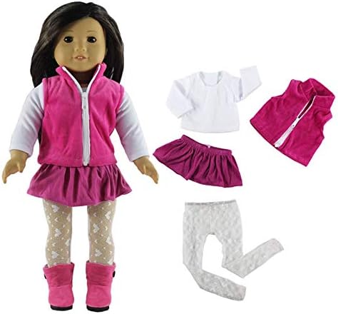 BANL Dolls Accessories - Fashion Doll Clothes Set Toy Clothing Outfit for 18" American Girl Doll Casual Clothes Many Style for Choice A027 1 PCs