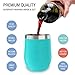 CHILLOUT LIFE 12 oz Stainless Steel Tumbler with Lid & Gift Box - Wine Tumbler Double Wall Vacuum Insulated Travel Tumbler Cup for Coffee, Wine, Cocktails, Ice Cream Sweat Free, Powder Coated