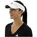 adidas Women's Adizero II Visor, White/Light Onix, One Size