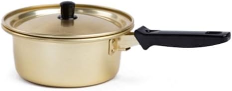 Amazon デウォン軽金属 韓国ラーメン鍋 ガス火専用 片手鍋 思い出の黄色アルミ鍋 16cm 並行輸入品 片手鍋 ソースパン オンライン通販