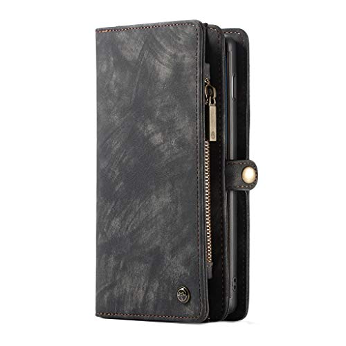 MatureGirl for Samsung S10 Case Magnetic Adsorption Metal Bumper Glass Case Cover Fits Samsung Galaxy S10 6.1 inch (Black) - Thumbnail 4