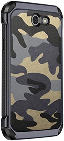 Compatible with Samsung Galaxy J7 Case Silicone Protection Accessories Blue Camouflage Camo Soft TPU Cover for Galaxy J8