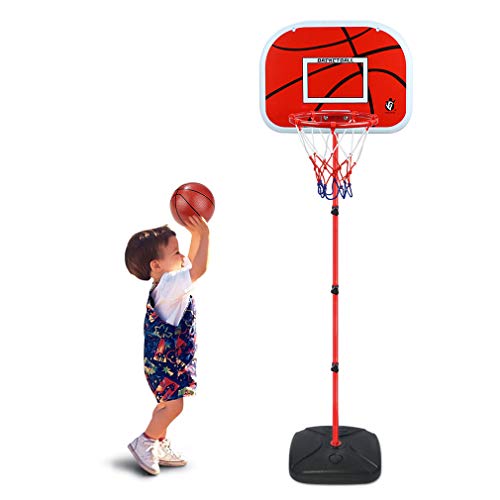 Hooqict Basketball Hoop for Kids Toddlers Adjustable Height Indoor