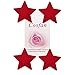 8 Pairs Sexy Satins Pasties Breast Petals Nipple Cover Sticker Lingerie - Red