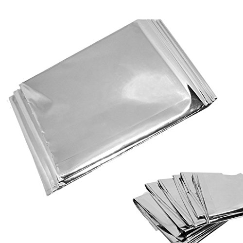 Science Purchase 73MYLARPK20 Emergency Mylar Thermal Blankets, 54" x 84" (Pack of 20) - Thumbnail 6