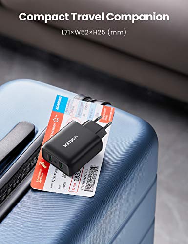 UGREEN USB Oplader 36W QC 3.0 USB Snellader Charger 2 Poorts Oplader voor iPhone 12 12 Mini 12 Pro 12 Pro Max Galaxy S21… - Afbeelding 6