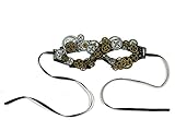 Steampunk Venetian Eye Mask Adult Men Women Costume Accessory Gold Silver Gears