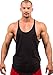 Iwearit Men's Blank Stringer Y Back Cotton Tank Top