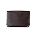 MEKU Men's Handmade Slim Leather Wallet Credit Card Holder Slim Wallet (Chocolate)