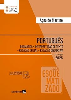 Livro Português - Coleção Esquematizado - 12ª Edição 2025