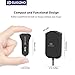 4 Port USB Car Charger - Front Back Car Charger, 48W 9.6A Passenger Car Charger Adapter Built-in Smart IC with 6 Feet Extension Cable + 3 Mount, Front and Backseat Charger for iPhone, iPad, Android