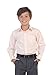 Gioberti Boys Long Sleeve Solid Dress Shirt, Pink, 2T