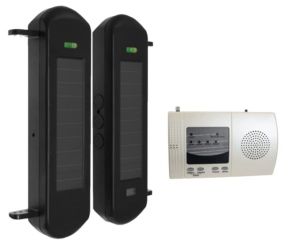 Wireless Perimeter Alarm, 900 metre Transmission Range, Ideal for protecting Perimeters, Entrances, large Remote Buildings