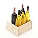 Odoria 1/6 Miniature Wine Holder with Bottles and Glasses Dollhouse Decoration Accessories