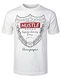 URBANCREWS Mens Hipster Hip Hop Hustle Graphic Crewneck T-shirt