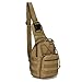Dunnta Tactical Sling bag, Military Sport Bag EDC Molle Pack Daypack for Camping, Hiking, Trekking, Rover Sling (Khaki)