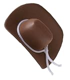 Tenna Tops Limited Edition Brown Cowboy Hat Car Antenna Topper / Car Mirror Dangler