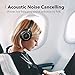 TaoTronics Hybrid Active Noise Cancelling Headphones [2019 New Version] Bluetooth Headphones with Deep Bass, Fast Charge 30 Hour Playtime for Travel Work TV PC Cellphone (Renewed)
