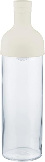 Hario Cold Brew Tea Wine Bottle 750ml White FIB-75-W Filter-In view 1