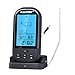 RISEPRO Wireless Grill Thermometer with Upgraded Oven-proved Probe, 572°F Heat Resistance, for Meat/Chicken/Pork/BBQ ET2515-BK