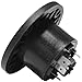 Seismic Audio - Two Pack Speakon Panel Mount Connector - 8 Pole - Requires G Size Panel mounting Holes - Jack Plate Connector