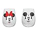 Vandor Disney Mickey & Minnie Contour Drinkware Glass Tumblers, 18 Ounce, 2 Piece Set