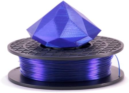 MadeSolid PET+ Filament, 1.75 mm Diameter, 1 lb. Spool, Translucent Blue