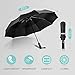 Wsky Windproof Travel Umbrella - Best Compact Folding Umbrella for Men Women - Perfect for Travel, Rain, Storms, Hail or Harsh Outdoors
