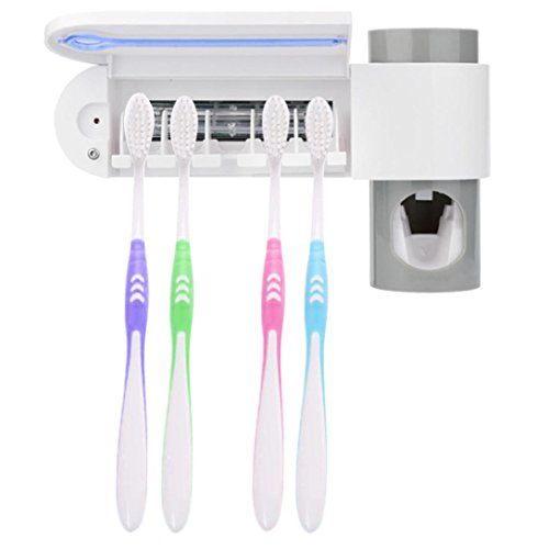 Anshinto Dental UV Ultraviolet Toothbrush Sanitizer Sterilizer Cleaner Storage Holder - Thumbnail 2