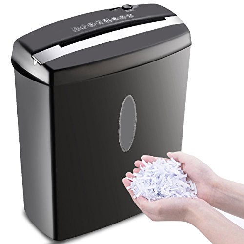 Cross-Cut Paper/Credit Card/Staples Shredder w/Basket Home Office New 10 Sheet - Thumbnail 2