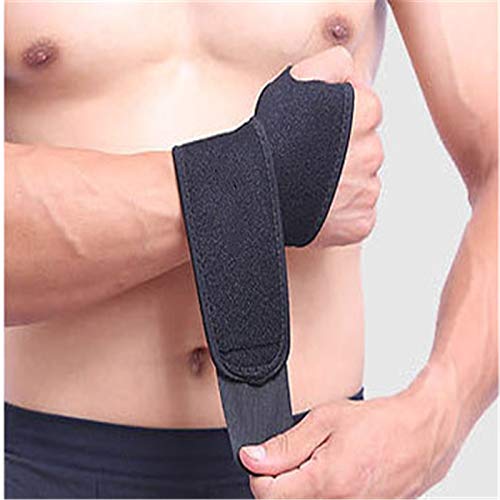 PintoMed - Wrist support. Light and breathable neoprene support. Unique size. For the left or right hand. Black.