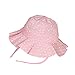 Pack of 2 Wide Brim Sun Protection Summer Floppy Hat For Baby Girl