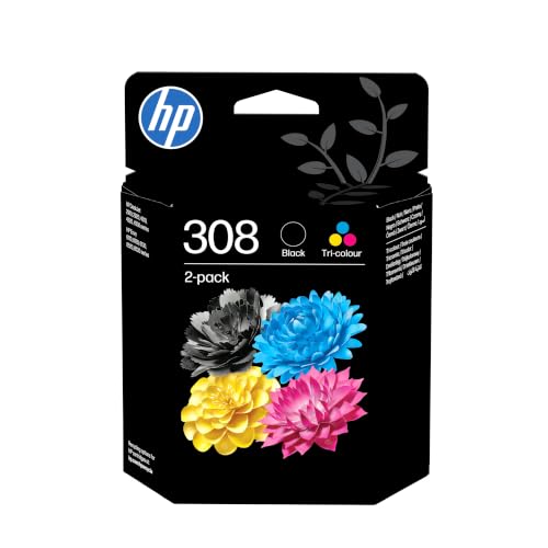 308 Schwarz/Farbe, Original Druckerpatronen 2er-Pack