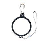 Qicaipo Handle Carrier Carabiner with Hand Strap for Hydro Flask Wide Mouth and Other Bottles, 2 Pack