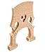 Timiy 1/2 Size Wood Self-Adjusting Fitted Bridge for Cellist Musical Instrument Accessory