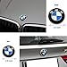 ESKey BMW Emblems Hood and Trunk,82mm+74mm BMW Blue White Emblem Replacement Suitable for ALL Models BMW E30 E36 E46 E34 E39 E60 E65 E38 X3 X5 X6 3 4 5 6 7 8