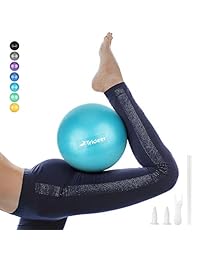 Pelota de Pilates Trideer, pelota de barra, mini pelota de ejercicios, bolas pequeñas de 9.0 in, pilates, yoga, entrenamiento básico y terapia física, mejora el equilibrio (hogar y gimnasio y oficina)