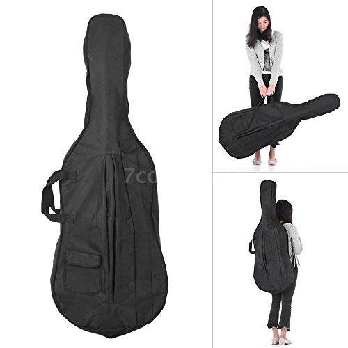 FidgetFidget Portable 4/4 & 3/4 Cello Gig Carrying Bag Case Backpack Adjustable Shoulder T4F9 - Thumbnail 4