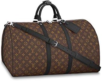 Louis Vuitton Monogram Macassar Keepall Bandouliere Travel Bag (Keepall 55) 1 Louis Vuitton Monogram Macassar Keepall Bandouliere Travel Bag (Keepall 55)
