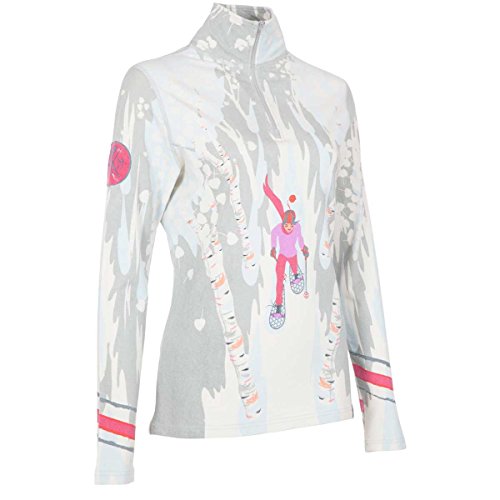 Neve Women's Snowshoe Top, Medium, White/Aqua
