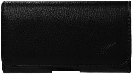 Executive Premium Leatherette Holster Case for ZTE Nubia Z11 Mini / Axon Mini / Blade D6 / Apex 3 / Qlux / Obsidian / Sonata / Overture / Maven / Grand / Nubia