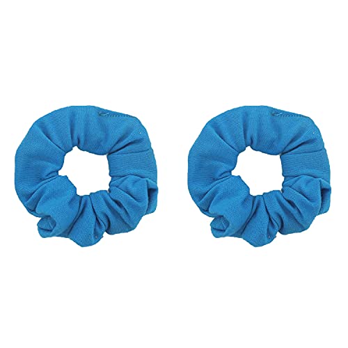 Set of 2 Solid Scrunchies (Blue) โ image 1