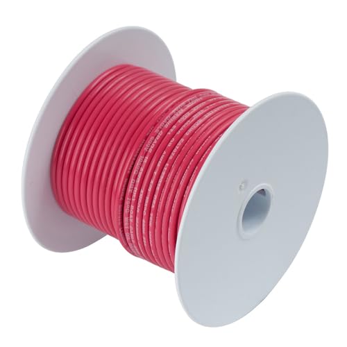 Ancor 114505 Tinned Copper Battery Cable, 2 AWG (32mm2), Red - 50ft