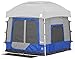 E-Z UP Camping Cube 5.4, Converts 10' Angled Leg Canopy into Camping Tent, Royal Blue