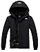 Wantdo Men's Snowboarding Jackets Warm Winter Jacket Waterproof Ski Coat Hooded Windproof Parka