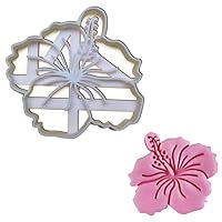 Hibiscus Flower cookie cutter, 1 pc, Ideal gift for floral theme wedding party or garden picnic
