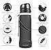 Jerrybox Collapsible Water Bottle - 26 oz with BPA Free Silicone Leak Proof Foldable Sports Bottle for Sports Outdoor Travel Camping Picnic