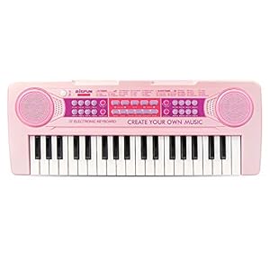 Amazon Com Fisher Price Music Keyboard Piano Teaching Keys