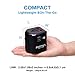 Zoppen International Travel Adapter Dual-USB Charging Port Wall Charger, All-in-one Universal Plug (US UK EU AU/CN) w/Worldwide Outlet/Schuko & AC Socket - Safety Fuse and Surge Protector, Black