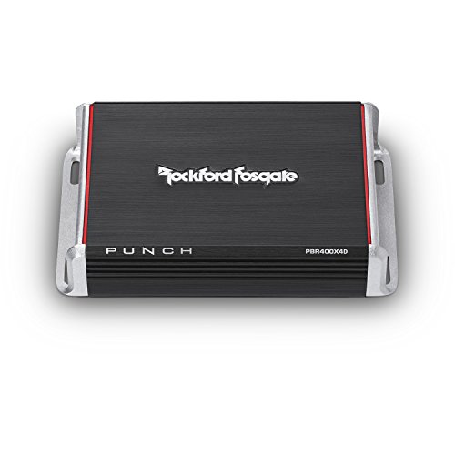 Rockford Fosgate PBR400X4D 400 Watt Full-Range Punch Compact Chassis 4 Channel Amp Amplifier